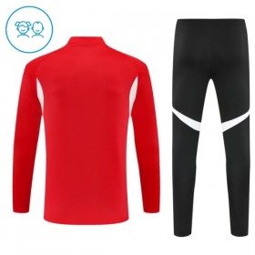 Liverpool Bambino Felpe da Allenamento 2025-26 Quarto-Zip Rossa
